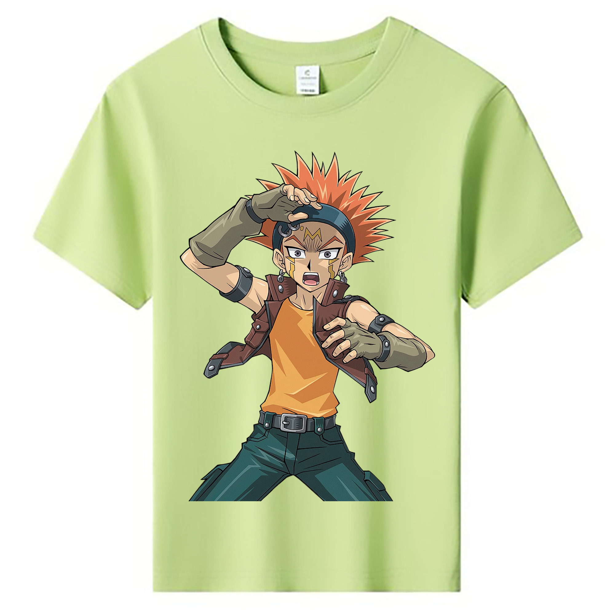 （画像用） 遊☆戯☆王 Yu-Gi-Oh! 綿100％キッズTシャツ（フロントプリント）